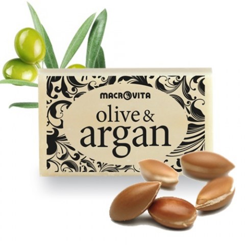  Натуральное мыло с оливковым и аргановым маслом