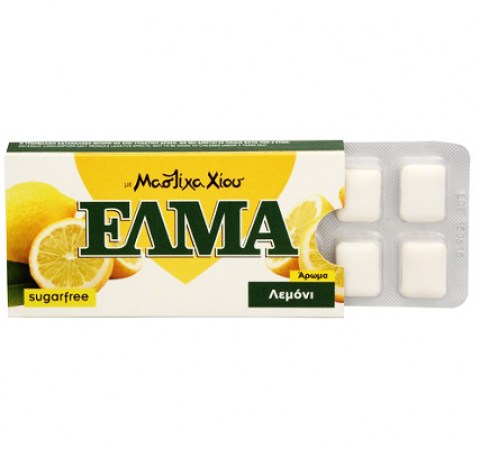 Жевательная резинка ELMA с мастикой и лимоном